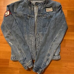 Moto Sport Denim Jacket